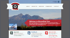 Desktop Screenshot of diversifiedtire.com